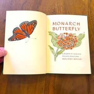 Vintage 1954 Monarch Butterfly Children’s Hardback Book